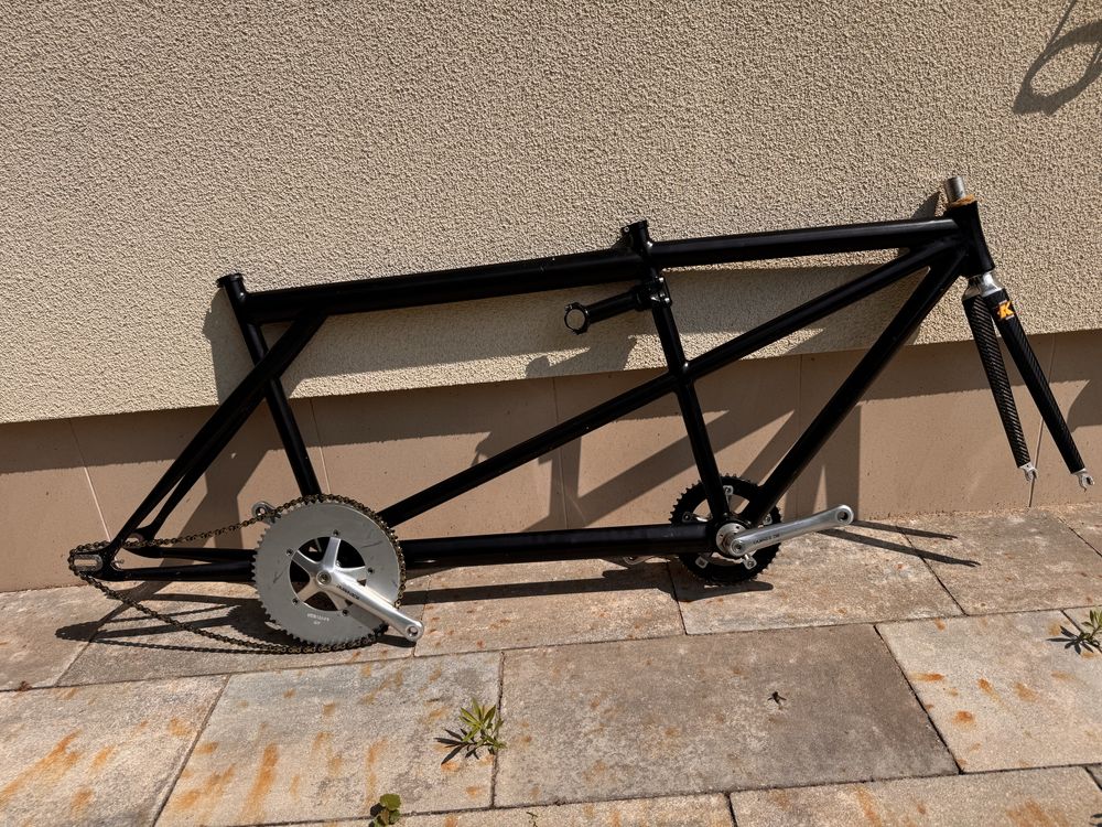 Zestaw 2 ramy tandem tor korby dura ace