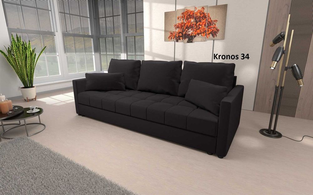 Sofa, Kanapa do salonu DOMINO z funkcją spania KUPUJESZ U PRODUCENTA