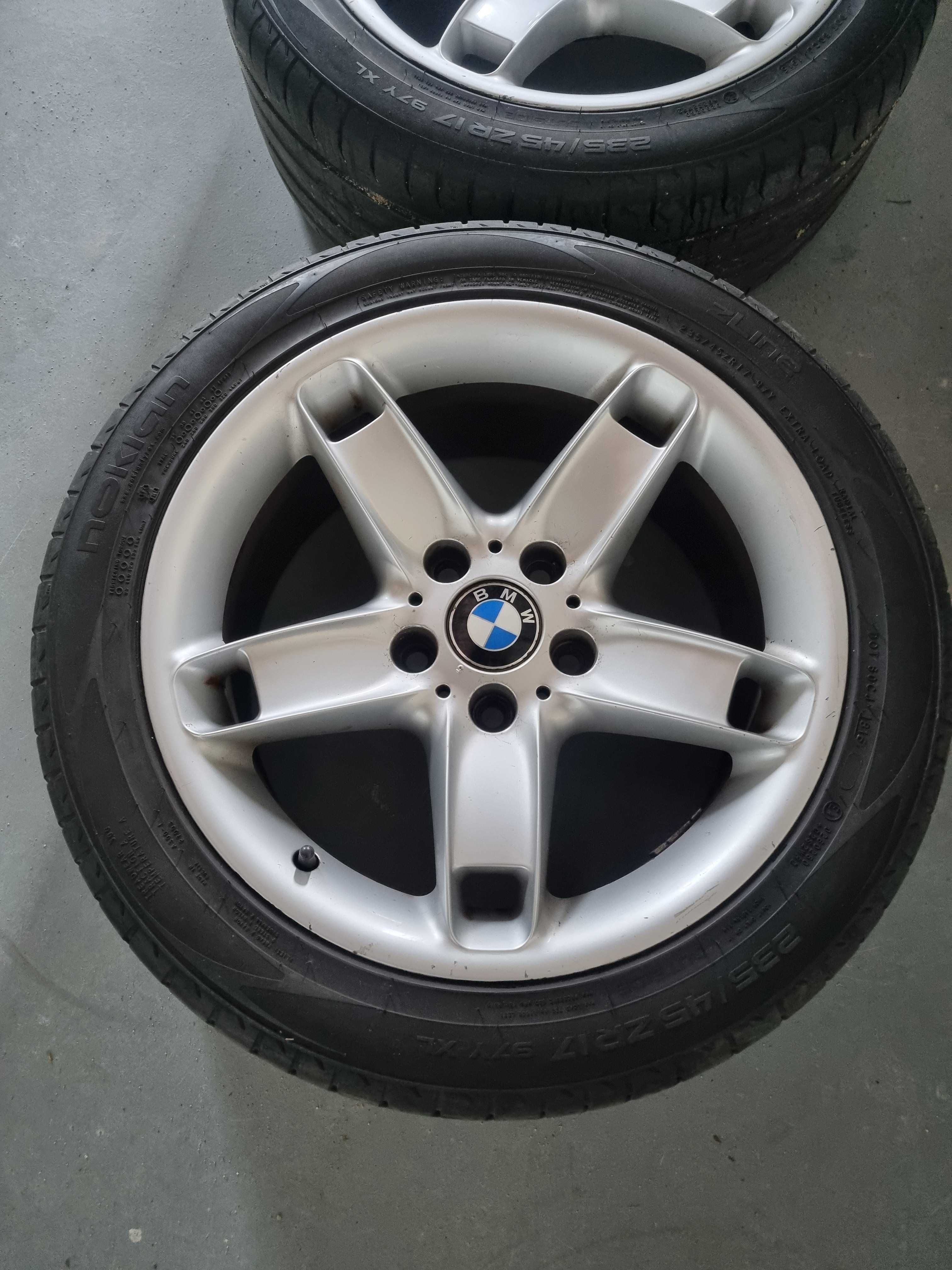 Felgi aluminiowe koła latnie 17" bmw E39 235/45/17 nokian zline