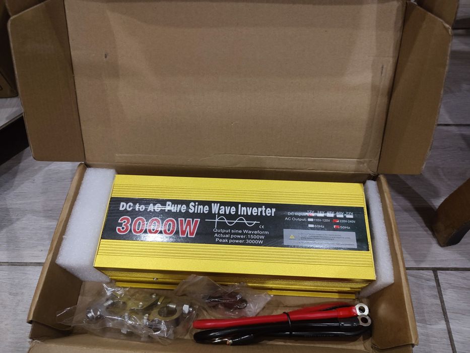 Инвертор 3000 Вт 12-220 В чистый синус
