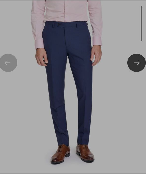 Костюм Scabal Royal Blue Plain, 48