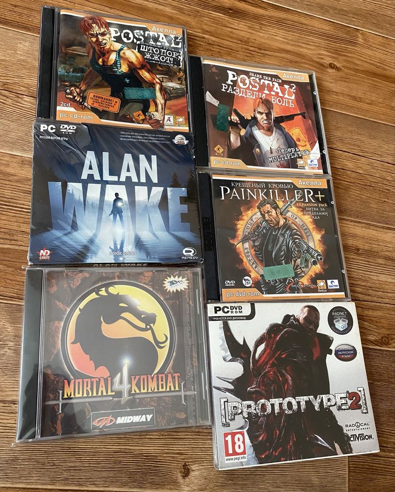 Ігри PC (ПК): Final Fantasy, Silent Hill, Mortal Kombat, Postal, Doom