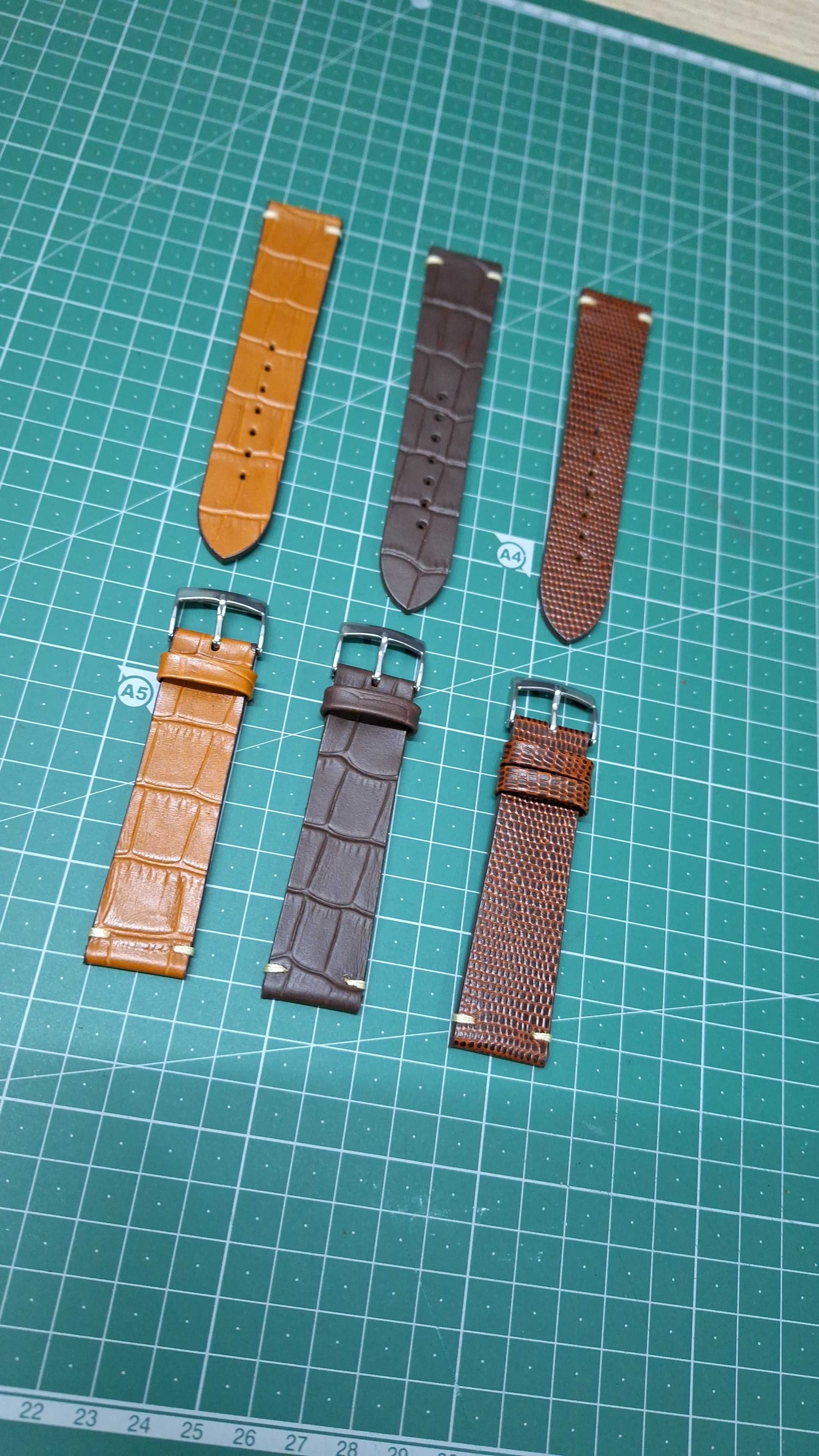 Braceletes de couro para relógios, fazemos vários modelos e medidas!!!