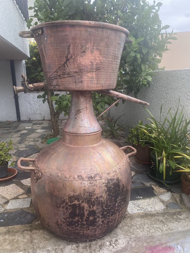 Alambique em cobre +_ 200 litrod