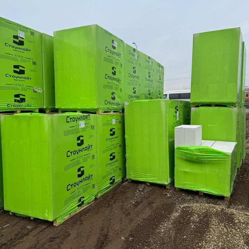 Газоблок ЮДК, СтоунЛайт зі складу у Жовкві Доставка