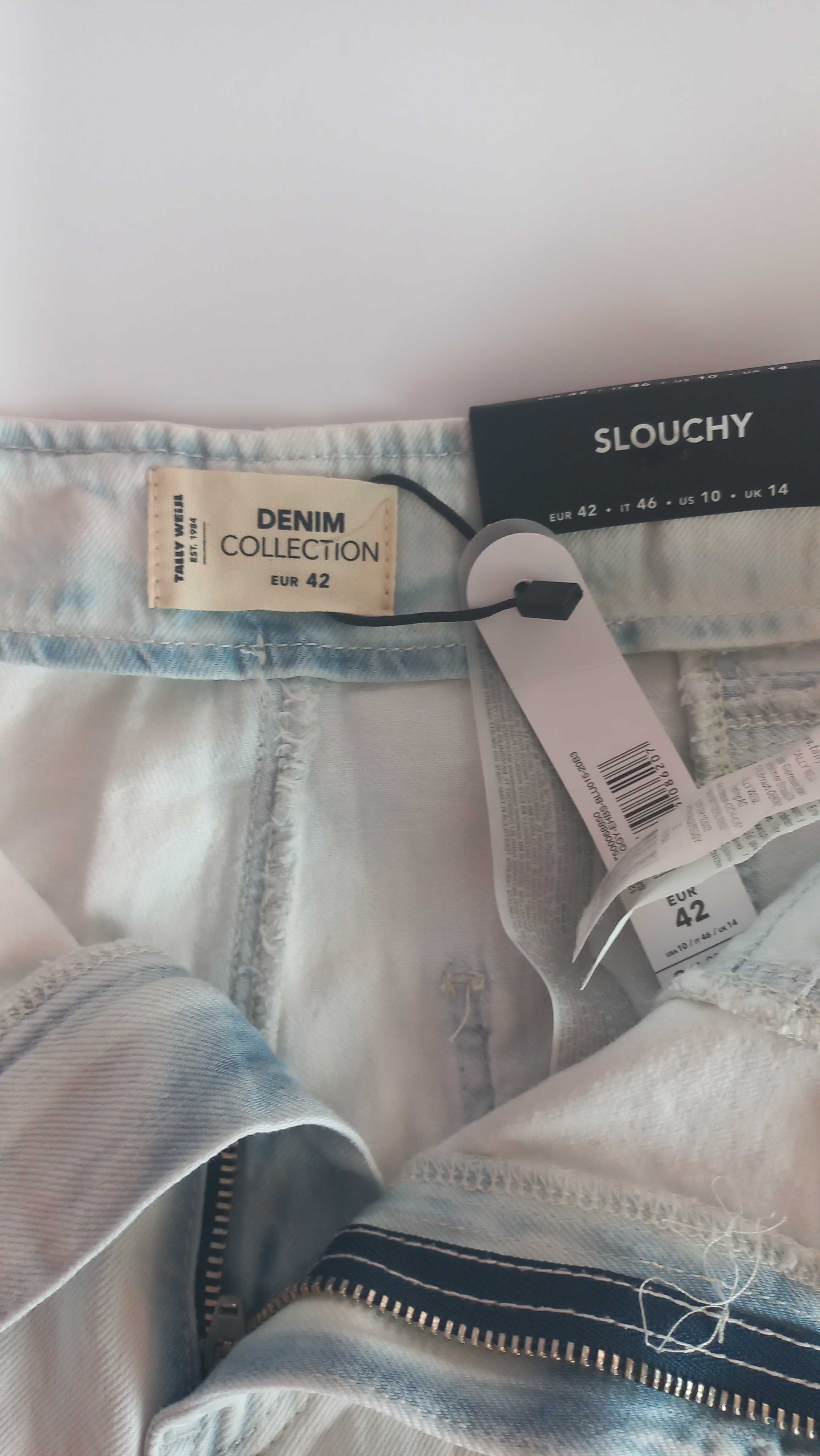 Нові джинси 48 50 розмір з бічними карманами slouchy mom tallyweijl