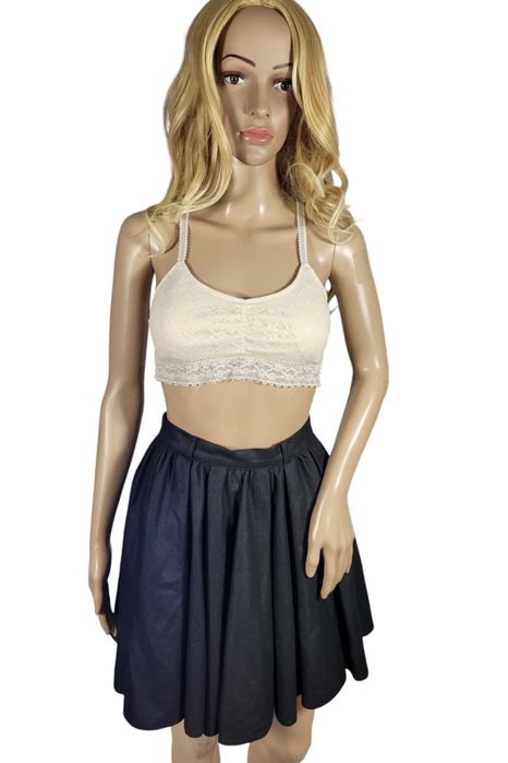 Koronkowy stanik biustonosz top 36,S/38,M bielizna damska croptop