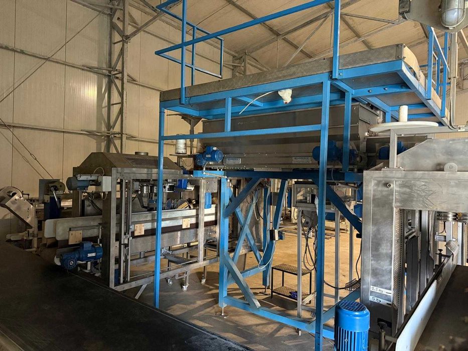 Linia Waga kombinacyjna Newtec Paletyzer Symach do warzyw ziemniaków