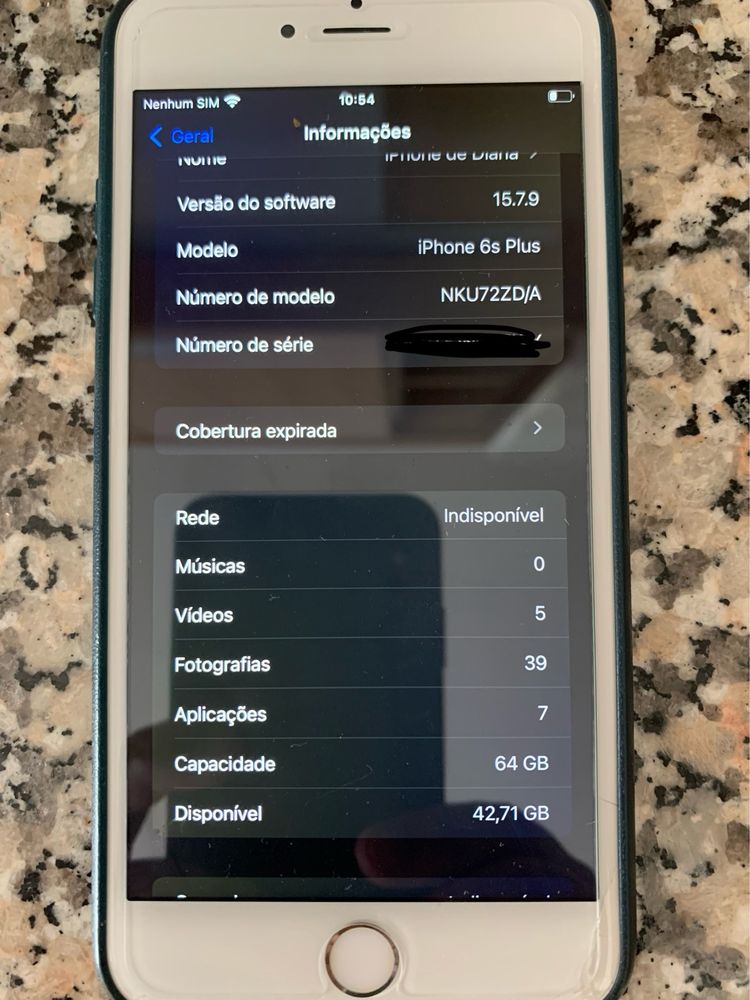 iPhone 6S Plus 64gb peças