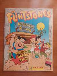 Caderneta cromos dos Flintstones completa.