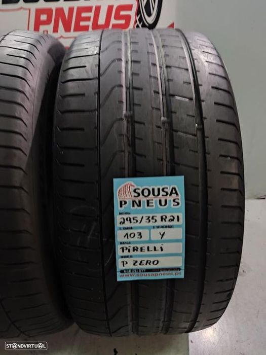 2 pneus semi novos 295-35r21 pirelli - oferta dos portes 180 EUROS
