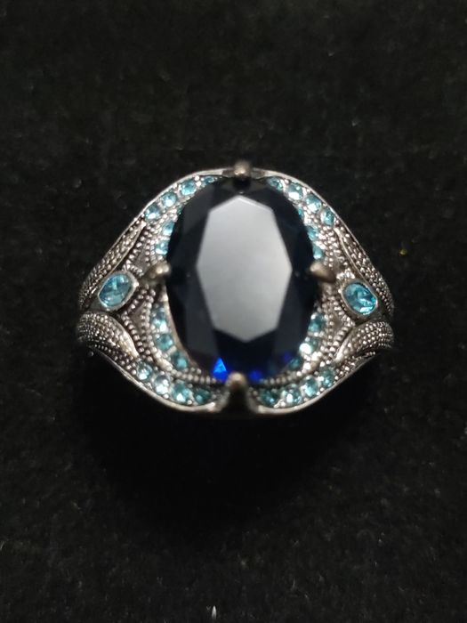 Anel Blue Python Vintage