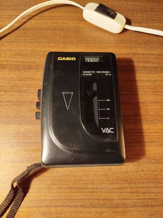 CASIO TP-2 Кассетный Дед Плеер под ЛЕЧЕНИЕ