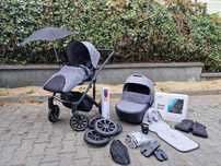 Wózek m/type Anex Iron jak nowy + aksesoria + koła