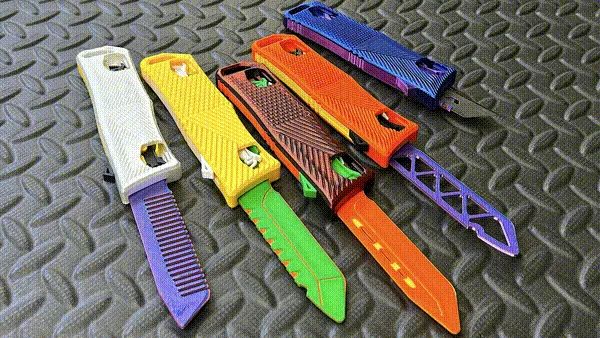 Faca "Fidget" OTF - Anti-Stress e Diversão