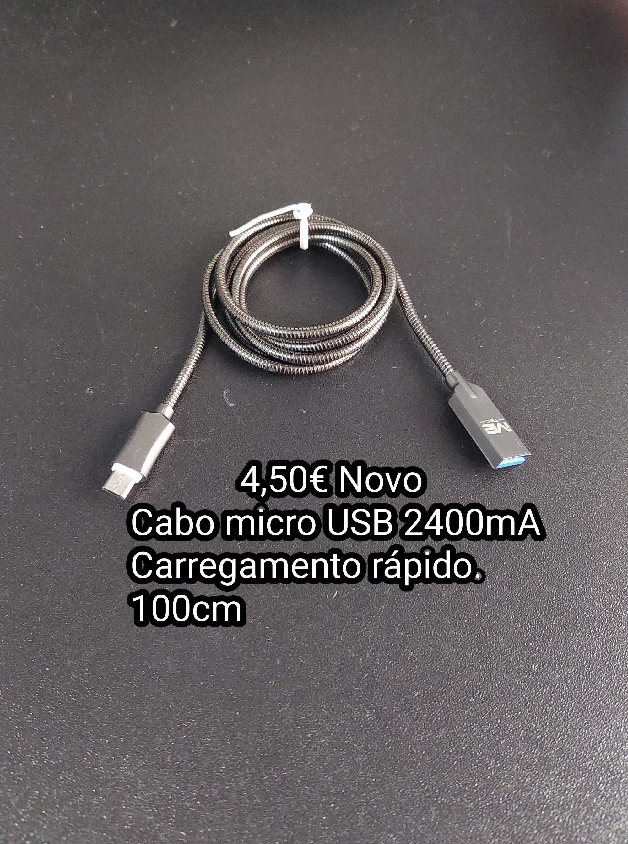 Cabos Micro USB como novos