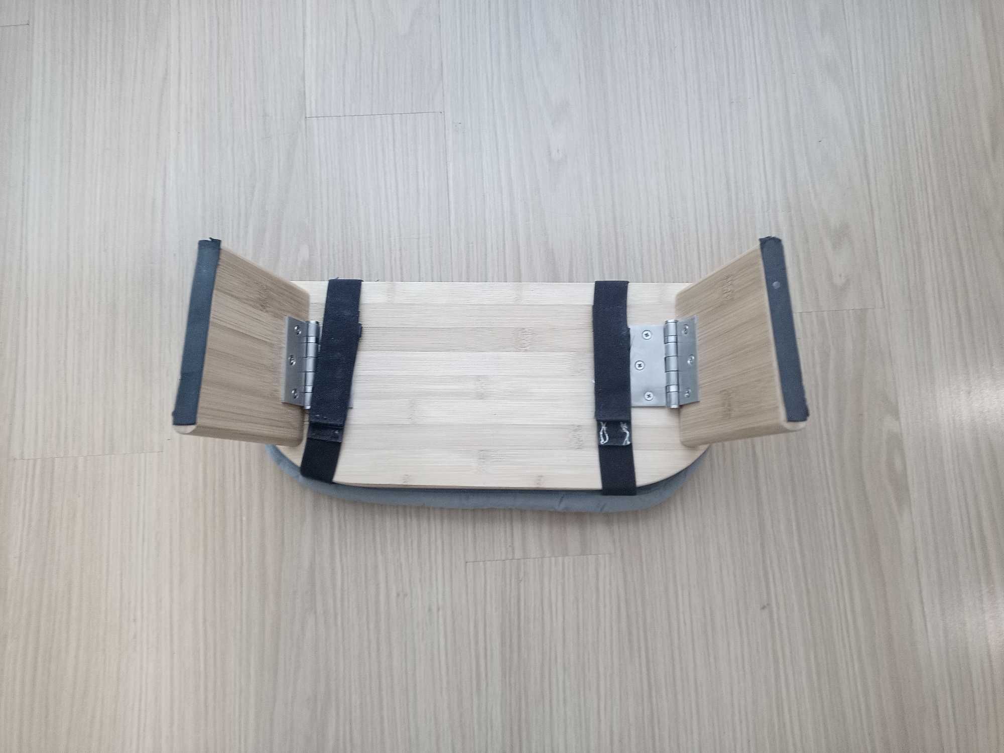 Bamboo Meditation Bench, Folding Meditation Stool with Non-Slip Design
