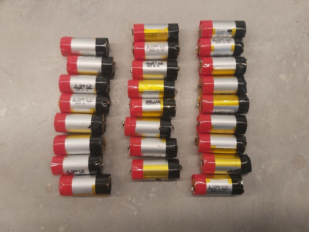 Ogniwa litowo-polimerowe li-po 13300 pojemność 360mAh
