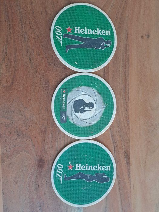 Heineken James Bond 007 Podkładki do piwa