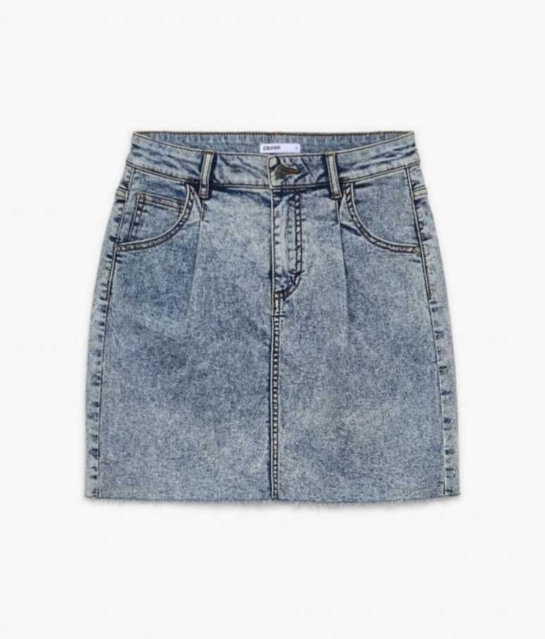 Nowa spódniczka jeansowa niebieska dżinsowa denim krótka mini 36 s