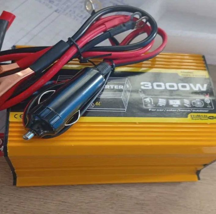 Интеллектуальный авто инвертор напряжения питания на 220 В 3000 Вт