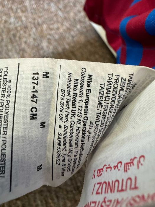 Футболка Барселона Barcelona  дитяча 127-147 см , М , Nike , оригінал