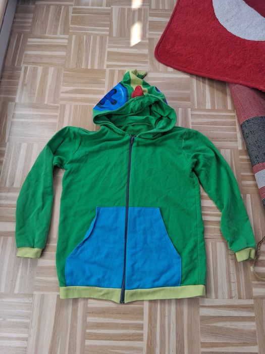 Bluza zielona chłopięca r. 152