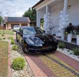 Auto klasy premium do ślubu Porsche panamera 4