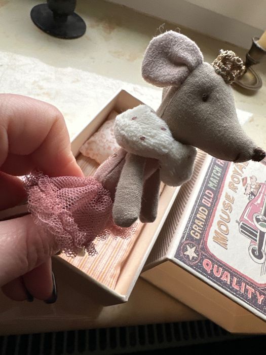 Myszka księżniczka w pudełku - młodsza siostra - Maileg