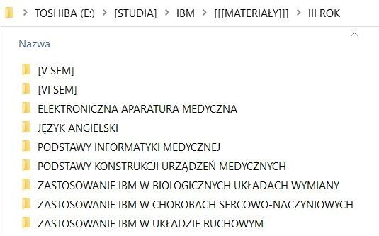 Inżynieria w medycynie - notatki ze studiów - inżynierka + magisterka