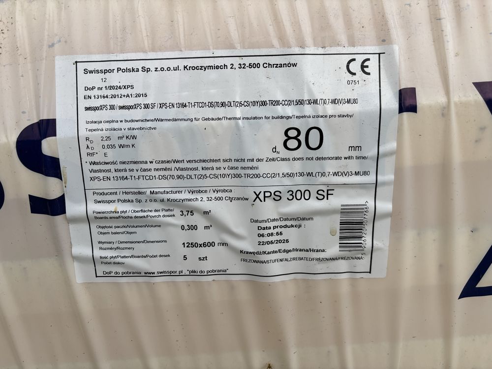 Styropian xps swisspor 100, 80