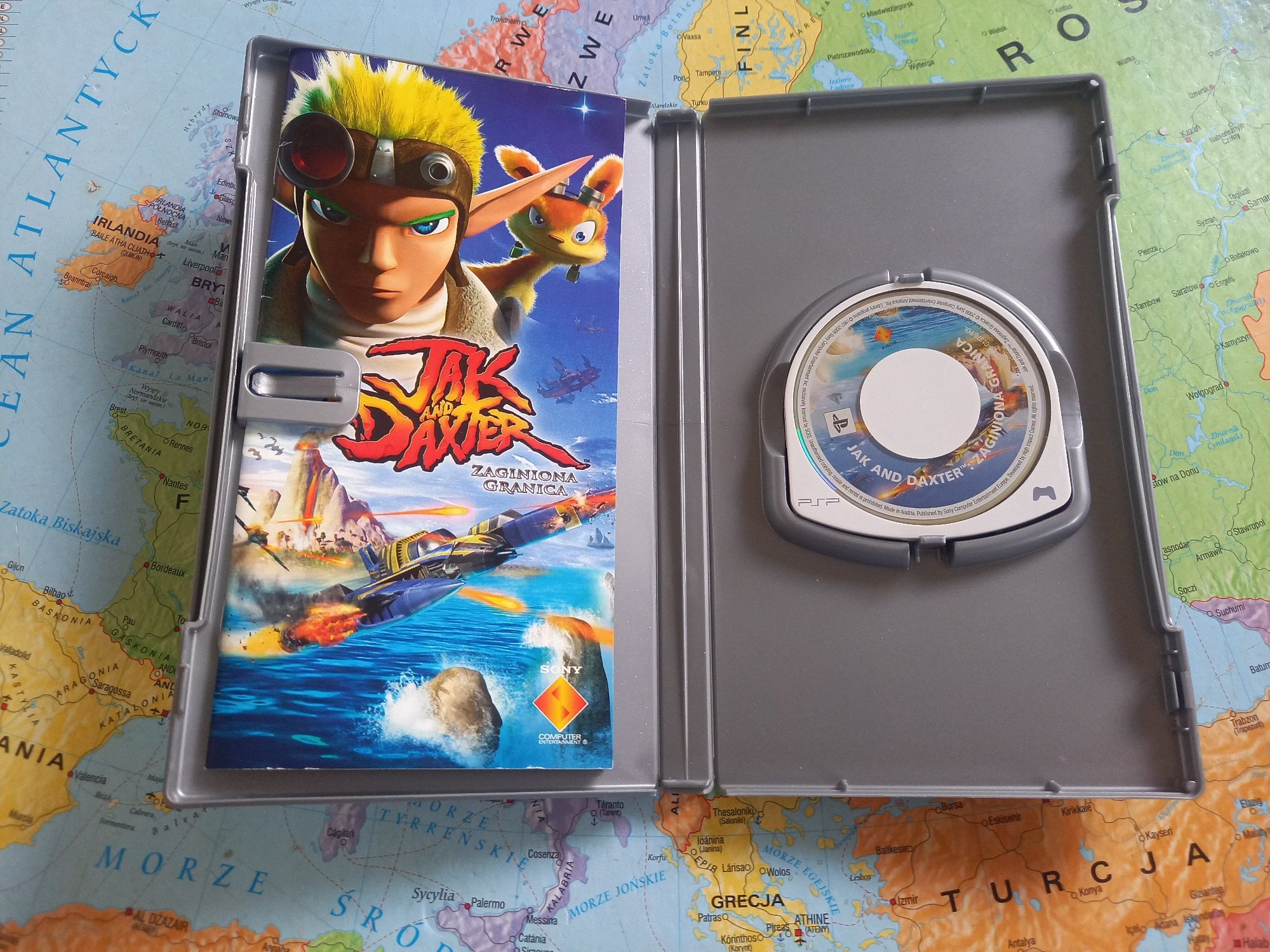 Gra Sony psp jak and daxter zaginiona granica PL