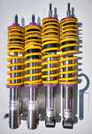 Zawieszenie gwintowane kw V2 inox syncro 4X4 Golf 2 3 Jetta 2 corrado