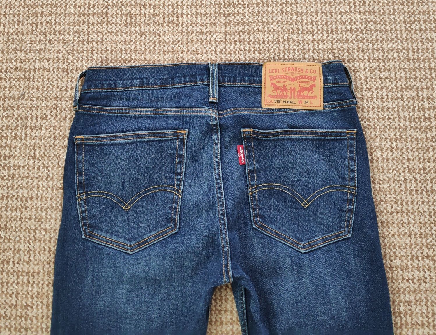 Levi's 519 hi-ball джинси skinny оригінал W34