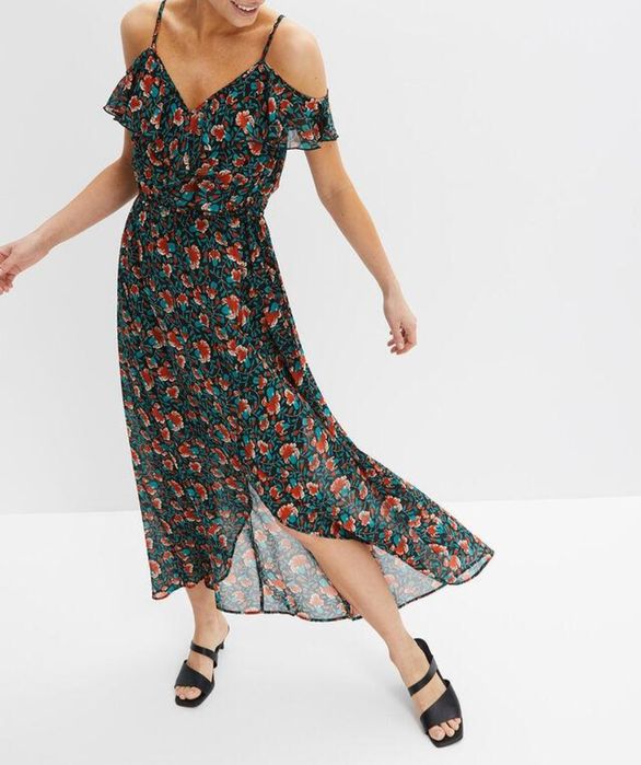 Nowa sukienka kwiaty 48