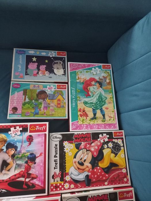 Puzzle zestaw puzzli postacie z bajek