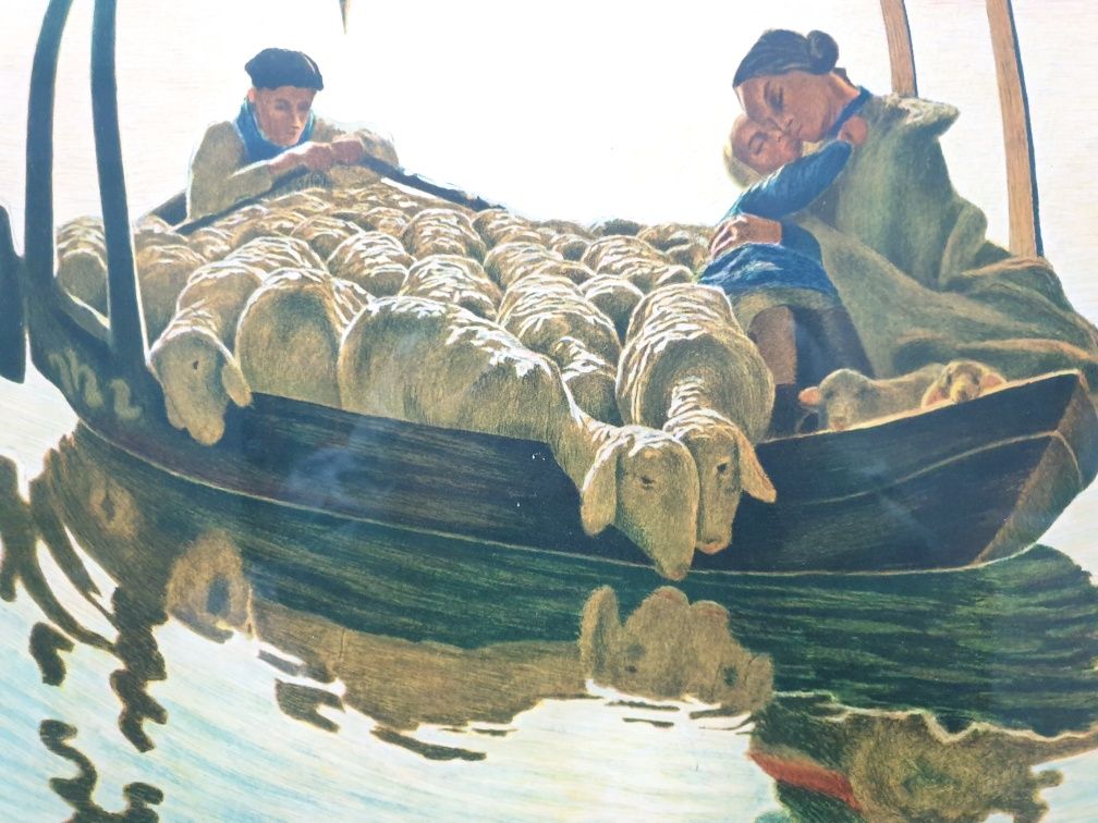Grande quadro com impressão  "Ave Maria" de Giovanni Segantini