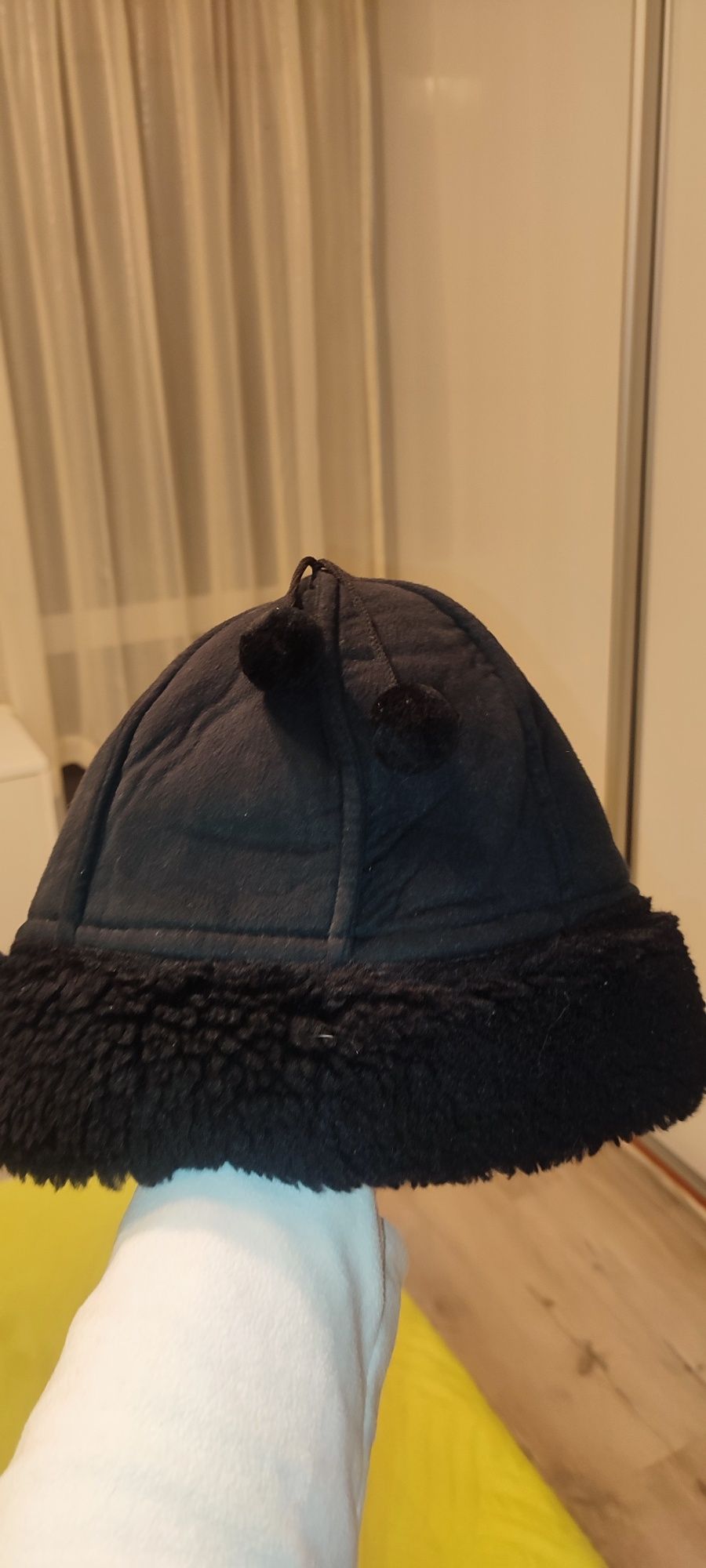 Prawdziwa skórzana czapka z Zakopaneg Wymiary na fotkach o rozm M