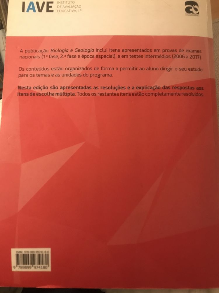 Iave Biologia e Geologia 10 e 11 anos