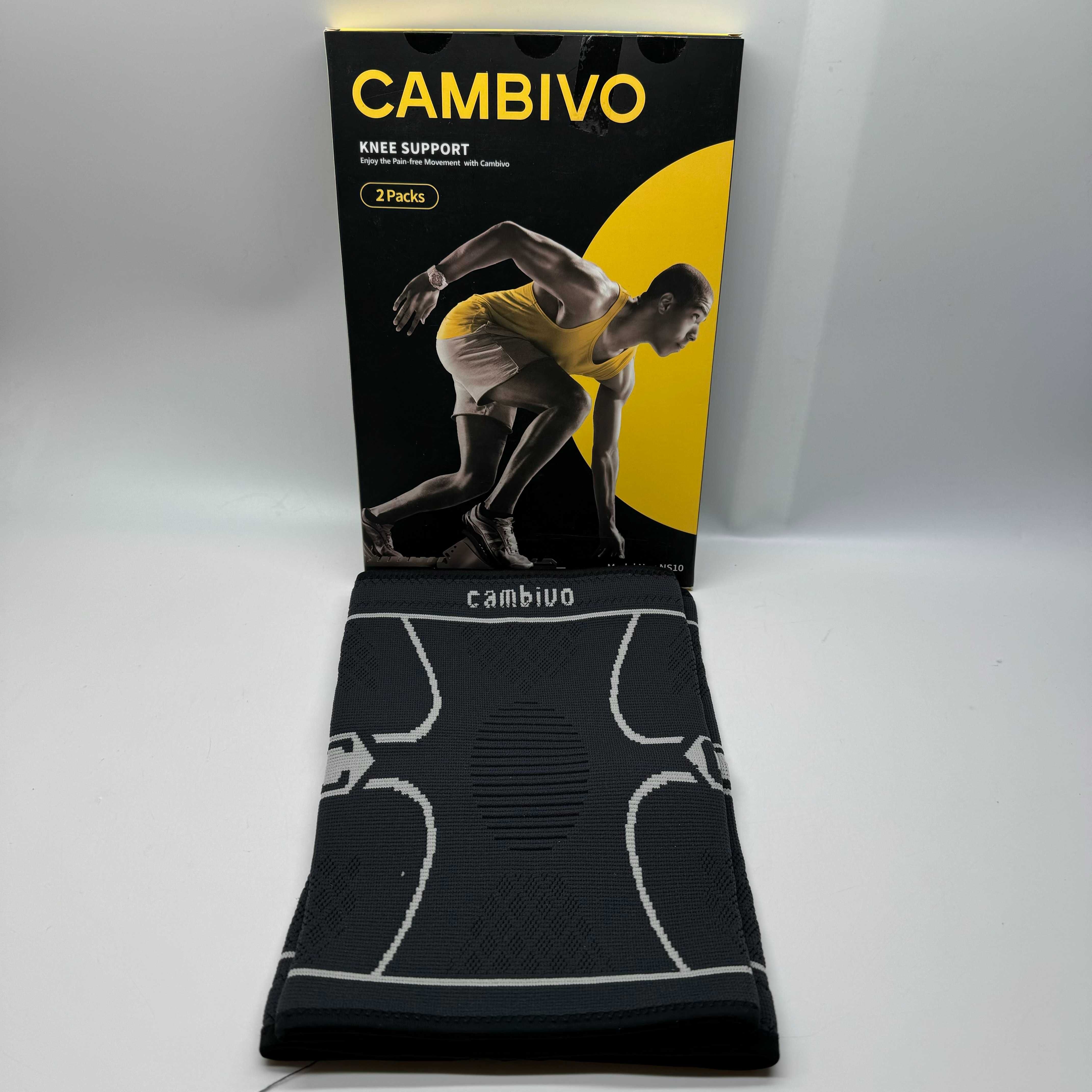 CAMBIVO 2-pak ortez na kolana, kompresyjny rękaw na kolana  XL