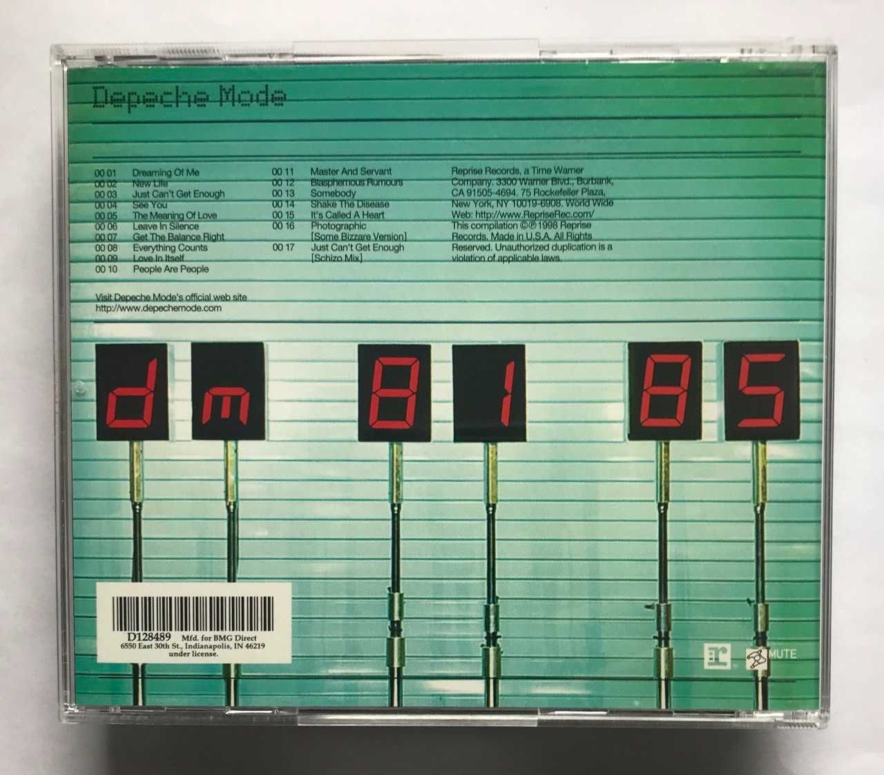 Depeche Mode – The Singles 81-85 (1998, U.S.A.)