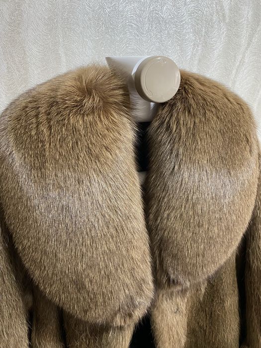 Шуба из нутрии и песца