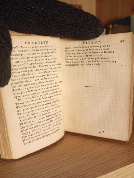 Starodruk XVIIIw. Miniatura Wybrane dzieła Gresseta - Rycina - Poezja