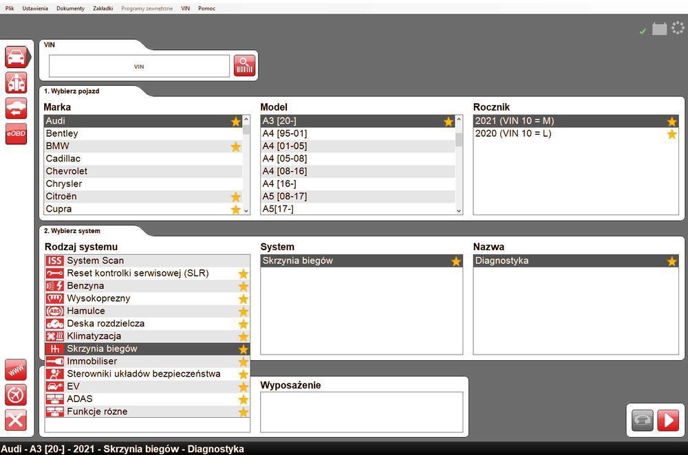 program diagnostyczny do testerów interfejsów multidiag pro + plus