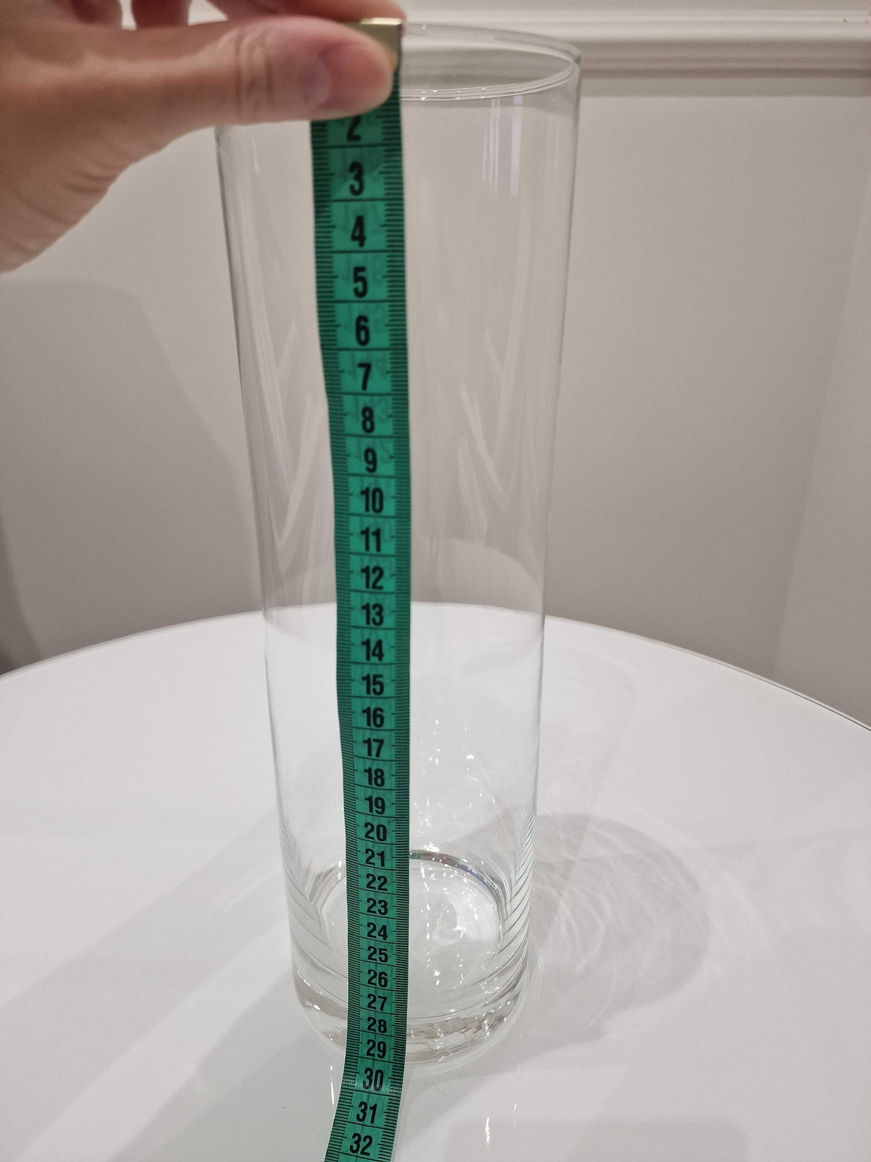 Wazon cylinder szkło na świeczki, na kwiaty