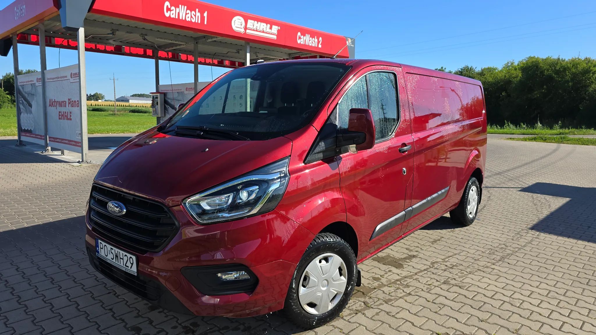 Ford Transit Custom MCA 2.0 New EcoBlue 170 KM M6 Trend Van 300 L2  Ford Transit Custom L2H1 - 170 KM - I właściciel FV23% BEZWYPADKOWY