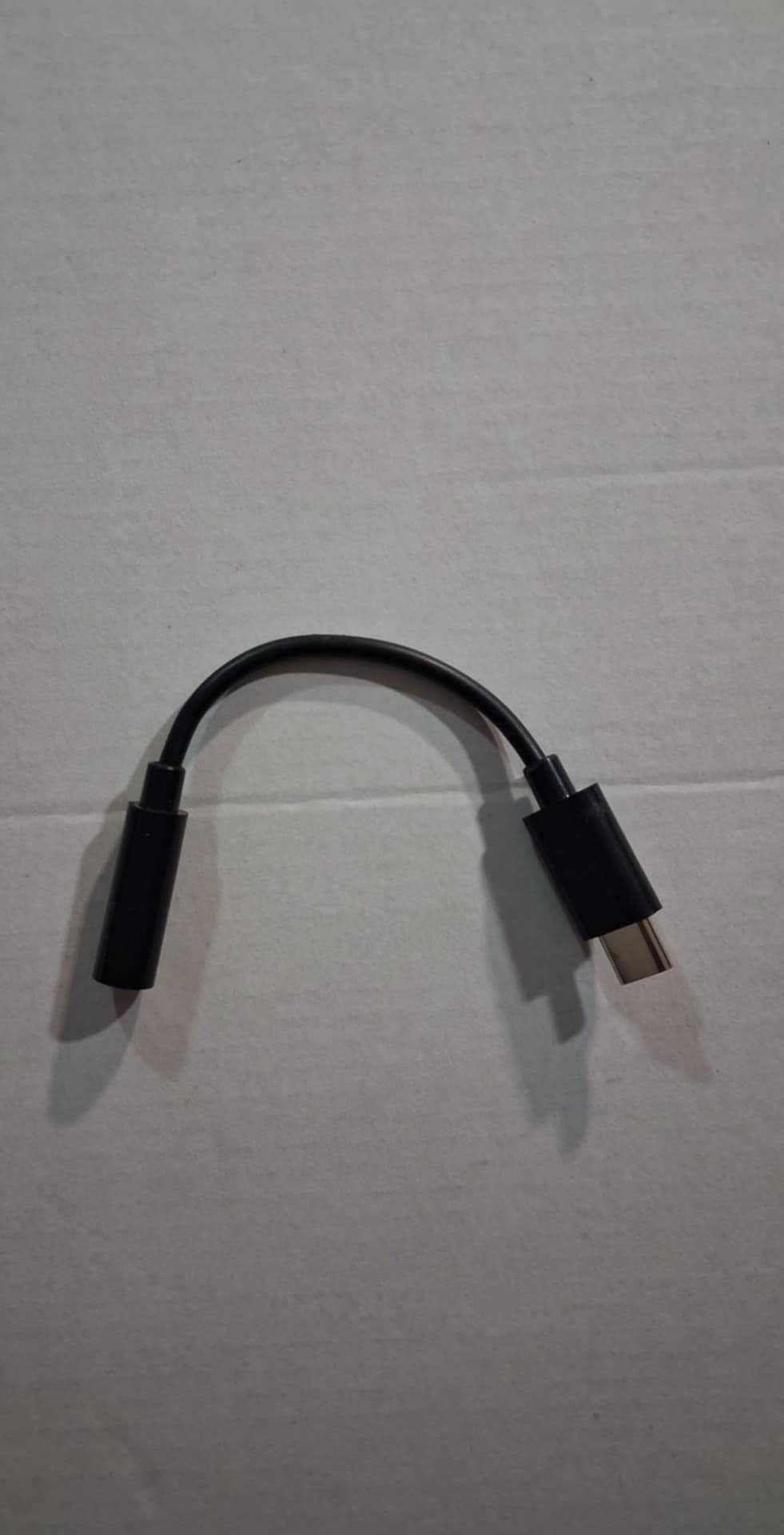 Adapter z USB Typ C na jack 3,5mm z Typ C na słuchawki
