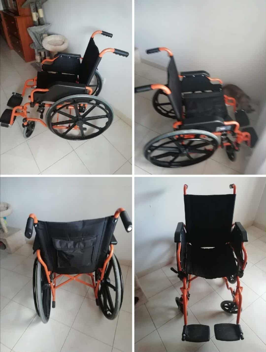 Cadeira de rodas articulada