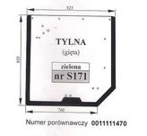 szyba Claas/Renault Axion - tylna S 171