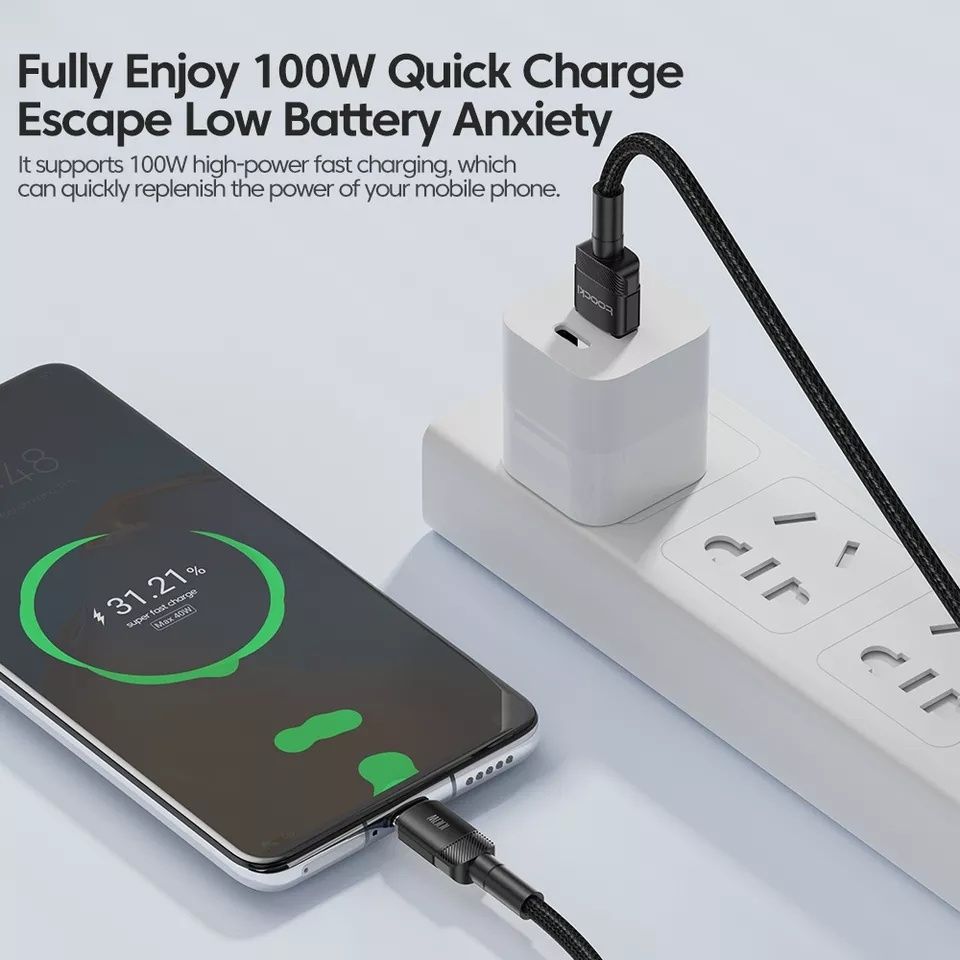 USB A - Lightning , Type C - Type C